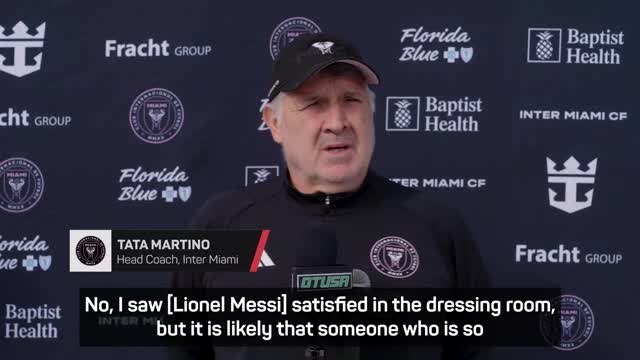 Messi has no issues at Inter Miami - Martino