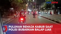 Puluhan Remaja Melarikan Diri saat Polisi Bubarkan Aksi Balap Liar di Jakarta Timur