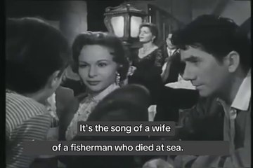 "Barco Negro" by Amália Rodrigues; excerpt from _Les amants du Tage_ (1955), English subtitles