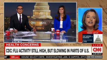 CDC: FLU ACTIVITY STILL HIGH, BUT SLOWING IN PABTS OF U,S.