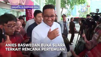 Respons Anies soal Rencana Pertemuan JK-Megawati