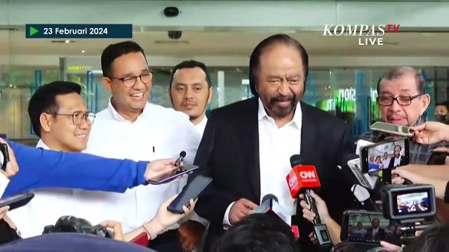 [FULL] Pernyataan Surya Paloh soal Hak Angket Usai Bertemu Anies dan Ketum Parpol Koalisi Perubahan