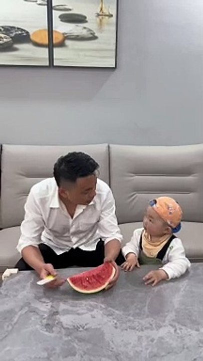 Baby Want To Eat Watermelon | Babies Funny Moments | Cute Babies | Naughty Babies | Funny Babies