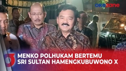 Menko Polhukam Bertemu Sri Sultan Hamengkubuwono X
