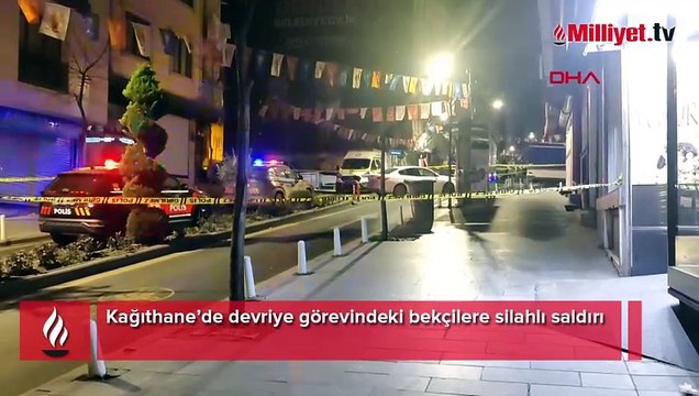 Devriye görevindeki bekçilere silahlı saldırı