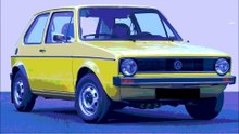 Volkswagen Golf L . 1100 cc. MKI  prima seire  - 1974