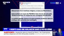 Avalanche dans le Puy-de-Dôme: 4 personnes sont mortes, 2 portés disparus ont été retrouvés