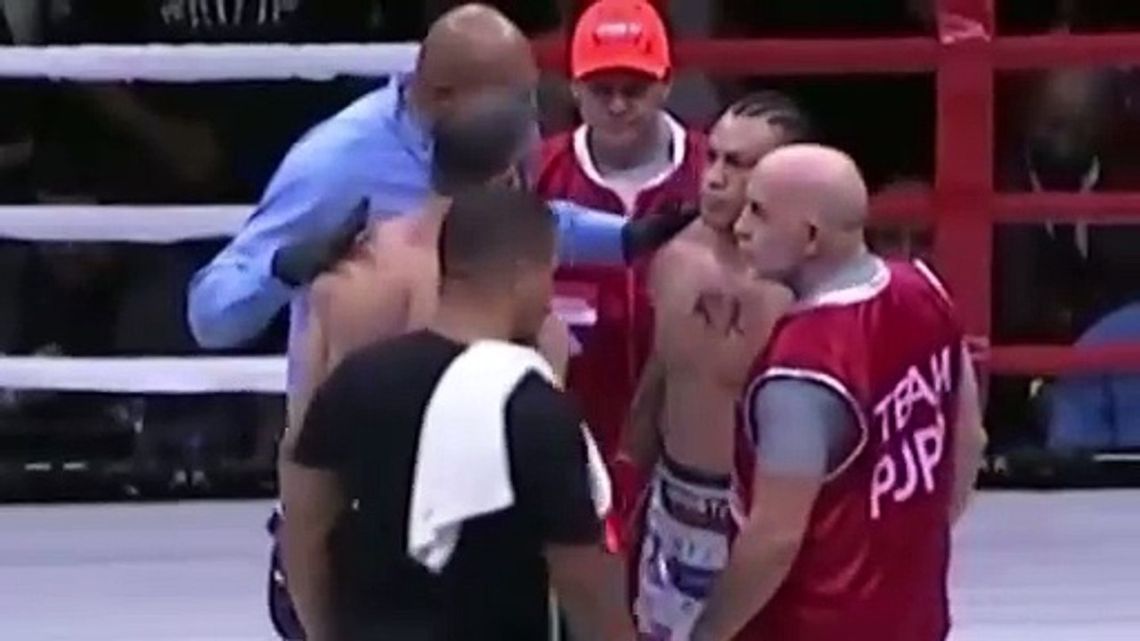 Popó vs Bambam em luta de boxe Nocaute arrasador