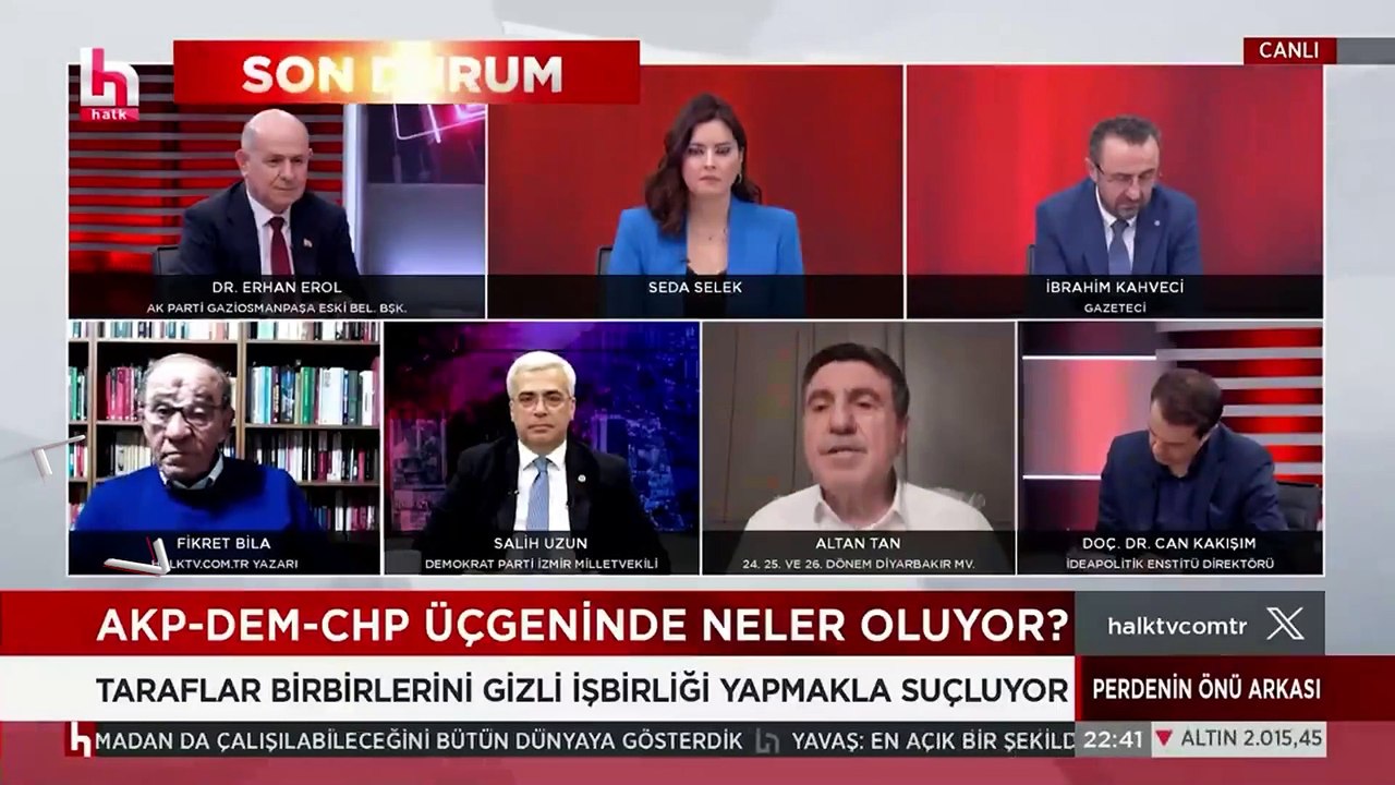 Altan Tan: DEM'e ve Kandil'e hakim olan kanat İmamoğlu'nu destekliyor