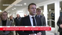 Emmanuel Macron : «Il faut être humble et lucide, on ne répondra pas en quelques heures à cette crise agricole, elle ne sera pas réglée aujourd'hui ou durant ce salon»