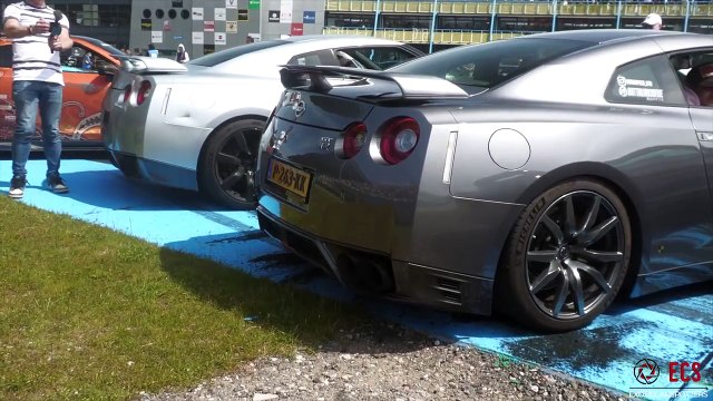 Nissan GT-R R35 with iPE Exhaust - LOUD Accelerations, Turbo Sounds & Flames!