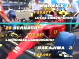 F1 1990_Manche 12_Coca-Cola Gran Premio d'Italia_Course (en français - TF1 - France) [RaceFan96]