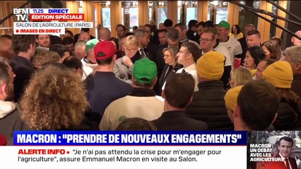 "La ferme France reste forte" assure Emmanuel Macron