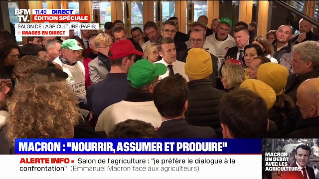 Il y aura un prix minimum, un prix plancher promet Emmanuel Macron
