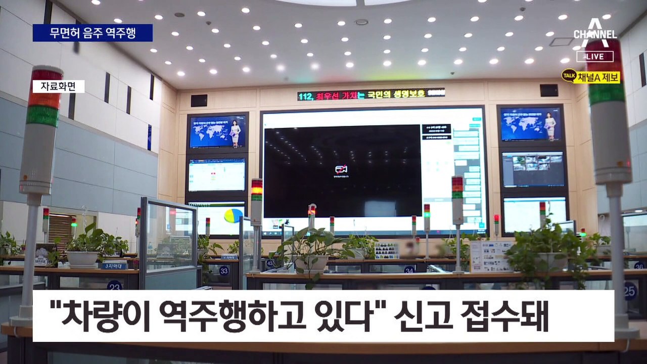 무면허 음주 역주행…길목 체포 작전