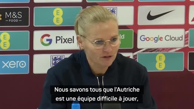 Angleterre - Wiegman : Quand vous marquez 7 buts contre l'Autriche, vous faites du très bon travail