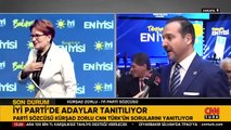 İYİ Parti’de adaylar tanıtılıyor! Parti Sözcüsü Kürşad Zorlu CNN TÜRK'ün sorularını yanıtlıyor