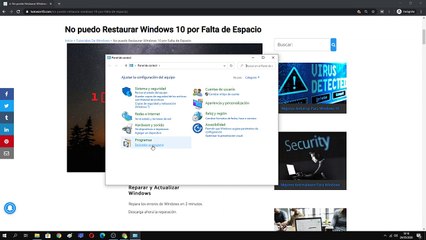  NO PUEDO RESTAURAR WINDOWS 10 por FALTA de ESPACIO | SOLUCIÓN FÁCIL y RÁPIDA
