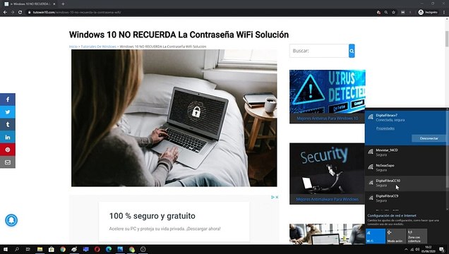 WINDOWS 10 NO RECUERDA la CONTRASEÑA del WIFI ¿ Cómo Lo SOLUCIONO ? | FÁCIL y RÁPIDO