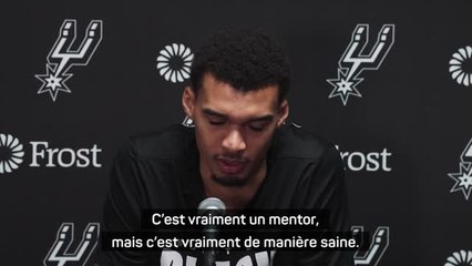 Spurs - Wembanyama : "Popovich est vraiment un mentor"