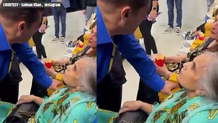 Salman Khan shares an endearing video of kissing his mom Salma Khan; fans are loving it!