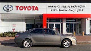 How to Change the Engine Oil in a 2010 Toyota Camry Hybrid