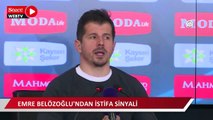 MKE Ankaragücü Teknik Direktörü Emre Belözoğlu'ndan istifa sinyali