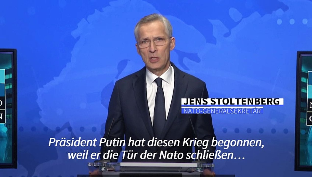 Stoltenberg: Ukraine ist der Nato näher als je zuvor