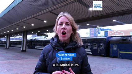 Un viaje en tren a Kiev para expresar la solidaridad de la UE