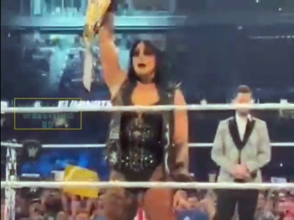 Rhea Ripley got emotional during her entrance at WWE Elimination Chamber in perth Australia