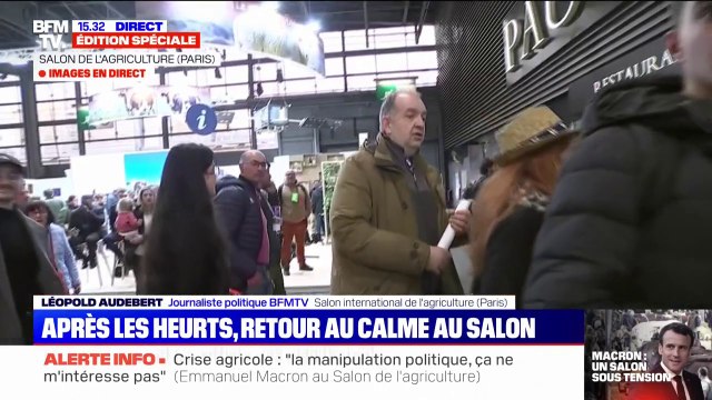 Après les heurts, le retour au calme dans les allées du Salon de l'agriculture