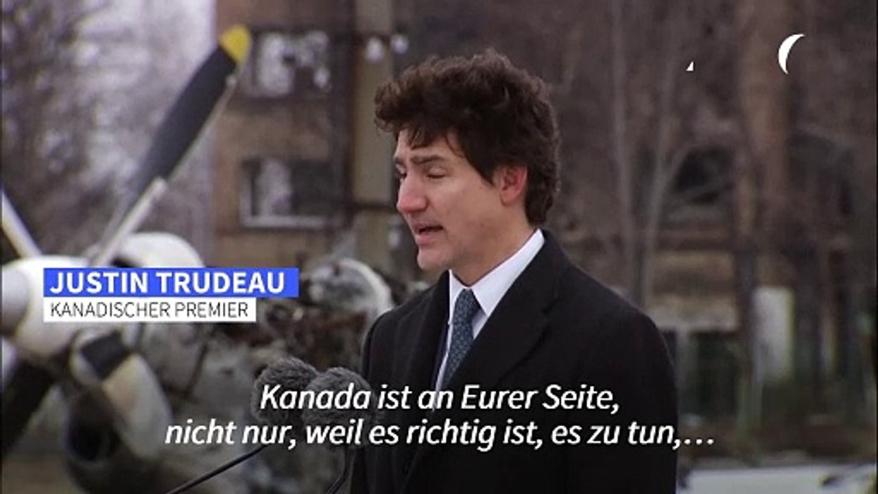 Trudeau in Kiew: Euer Kampf ist unser Kampf