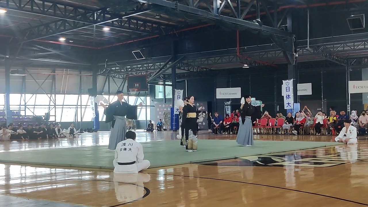 Culture Exchange with Japanese Traditional Martial Arts Demonstration & Workshop Malaysia 2024 - Traditional Japanese dance