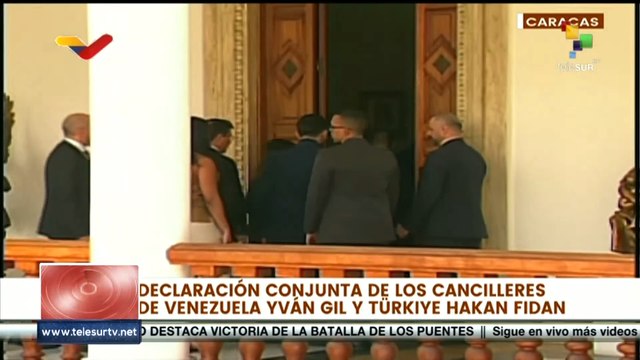 Cancilleres de Venezuela y Türkiye se reúnen en Caracas