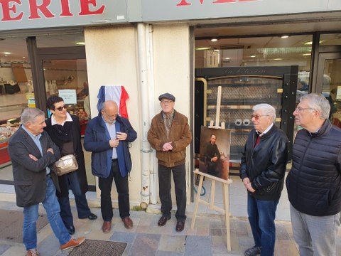 Inauguration de la plaque Albéric Pont