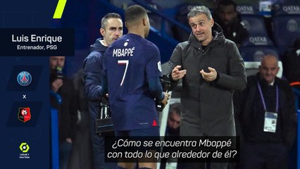 Luis Enrique: "¿Mbappé involucrado con el proyecto PSG? No veo ninguna diferencia entre mis jugadores"