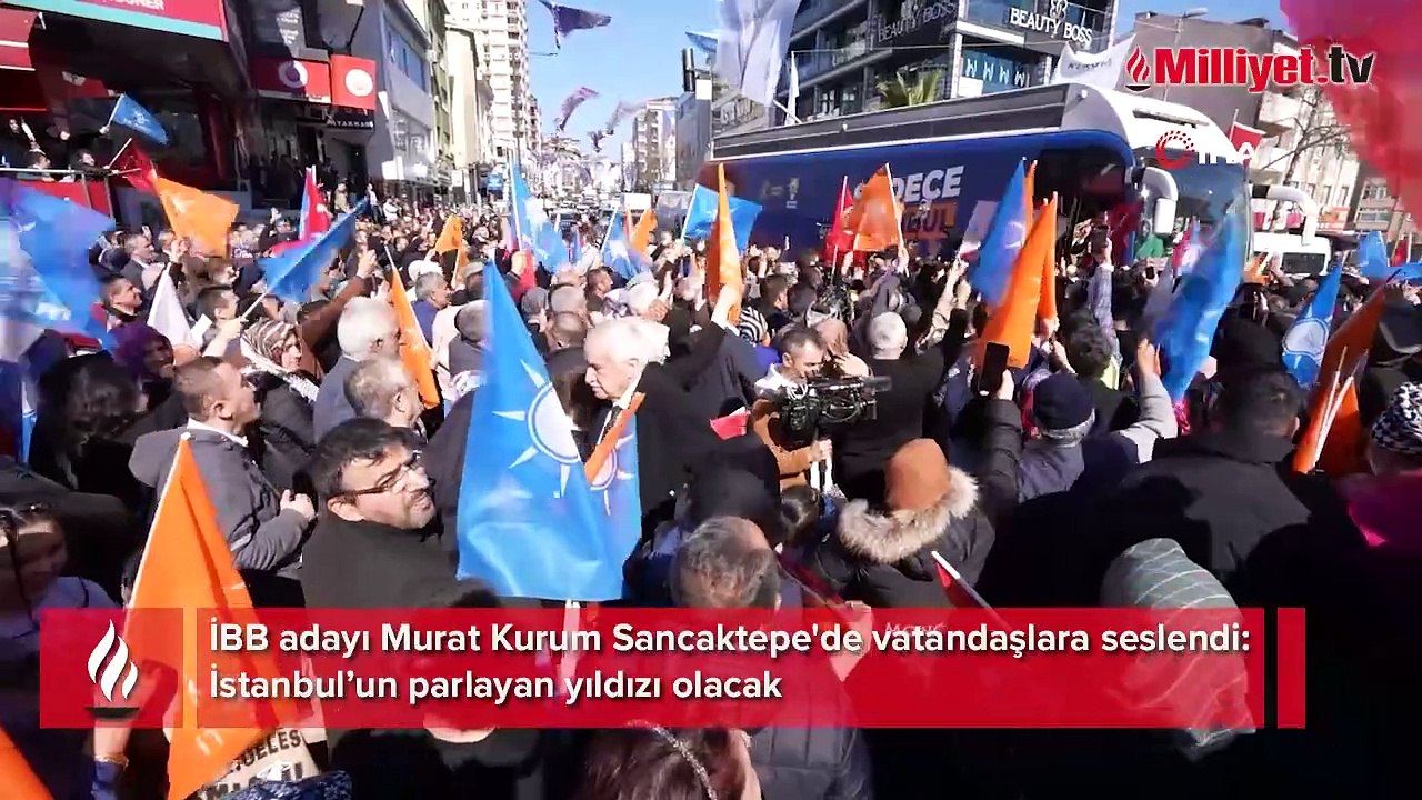 İBB adayı Murat Kurum Sancaktepe'de vatandaşlara seslendi: İstanbul’un parlayan yıldızı olacak