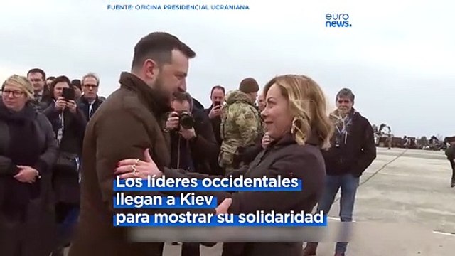 Ursula von der Leyen visita Kiev en el segundo aniversario de la guerra en Ucrania