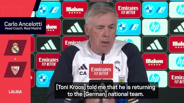 'Kroos isn't my son' - Ancelotti on Real Madrid star's future