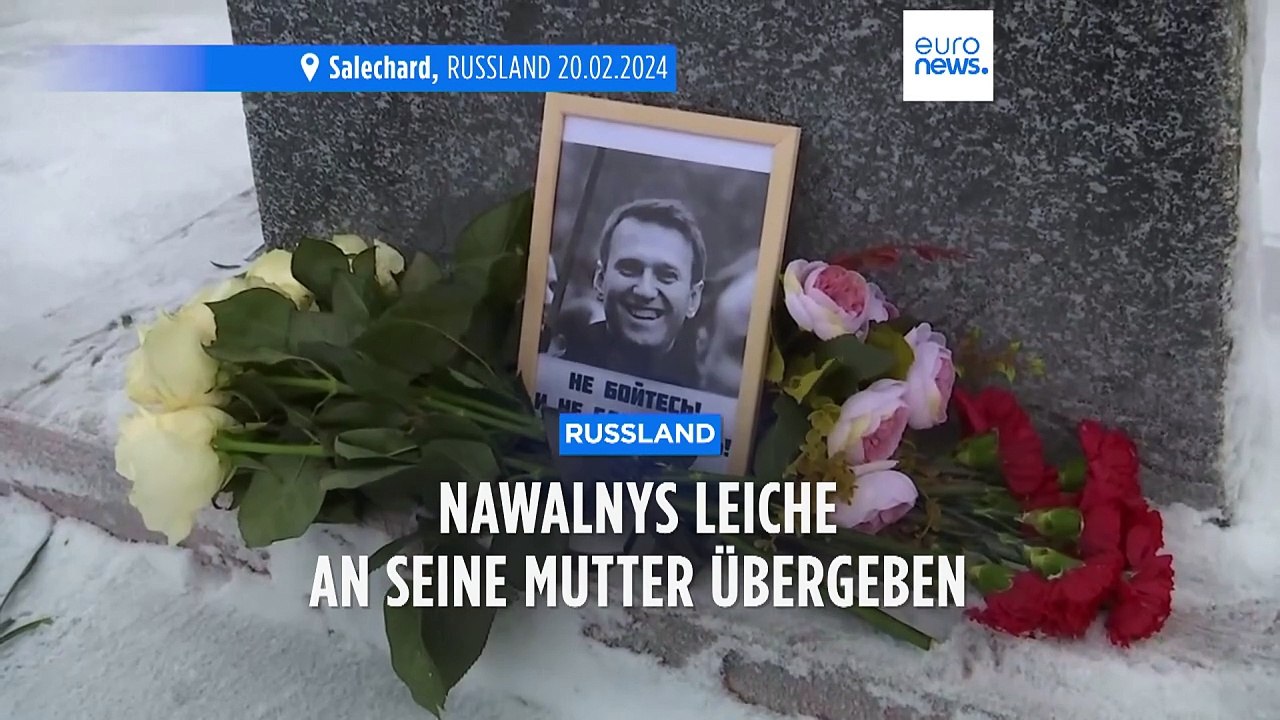 Nawalnys Leiche an seine Mutter übergeben