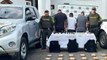 Interceptan camioneta de la UNP con 74 kg de cocaína en Valle del Cauca