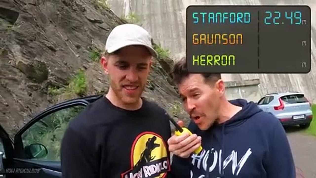 Giant Rubber Band Ball Drop from 165m Dam! World’s Highest Bounce