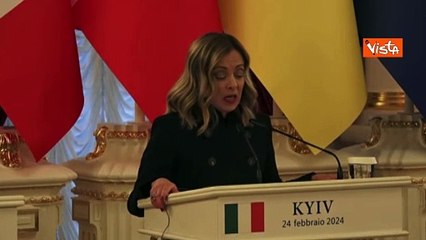 Guerra Ucraina, Meloni: "Pronti a ruolo protagonisti su ricostruzione"