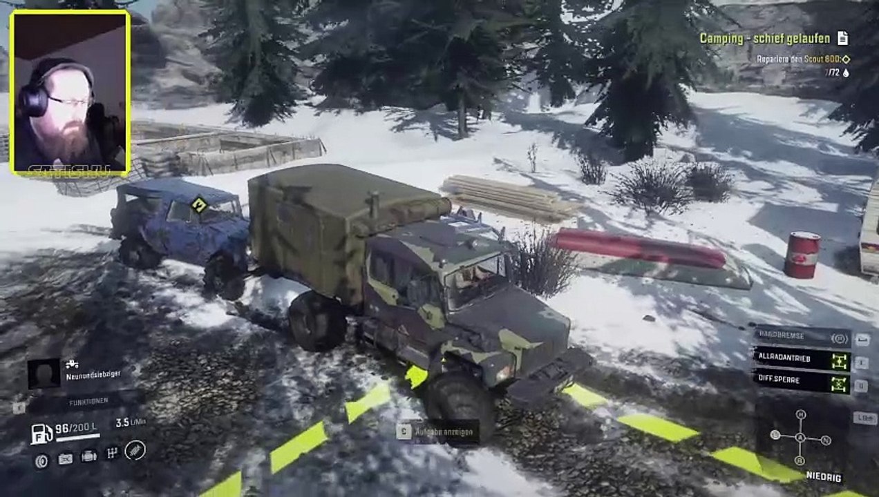 Aufgabe beendet und liegen geblieben. SnowRunner #287