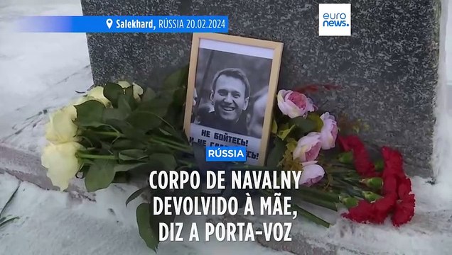 Corpo de Alexei Navalny entregue à sua mãe