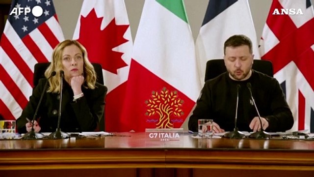 Zelensky al G7: Sapete cosa ci serve, contiamo su di voi