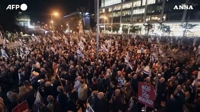 Israele, manifestazione contro il Governo a Tel Aviv