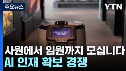 "사원에서 임원까지 모십니다"...AI 인재 확보 경쟁 / YTN
