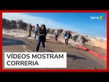 Forte onda invade praia e deixa oito feridos nos Estados Unidos