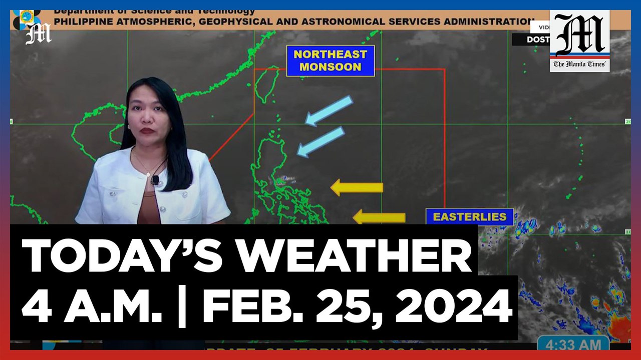 Today's Weather, 4 A.M. | Feb. 25, 2024 - video Dailymotion
